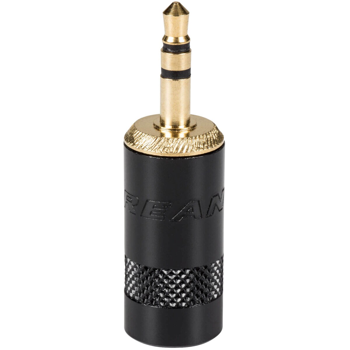 Rean NYS231BG-LL 3.5mm Stereo Plug Connector Black with Gold Rean NYS231BG-LL 3.5mm Stereo Plug Connector Black with Gold